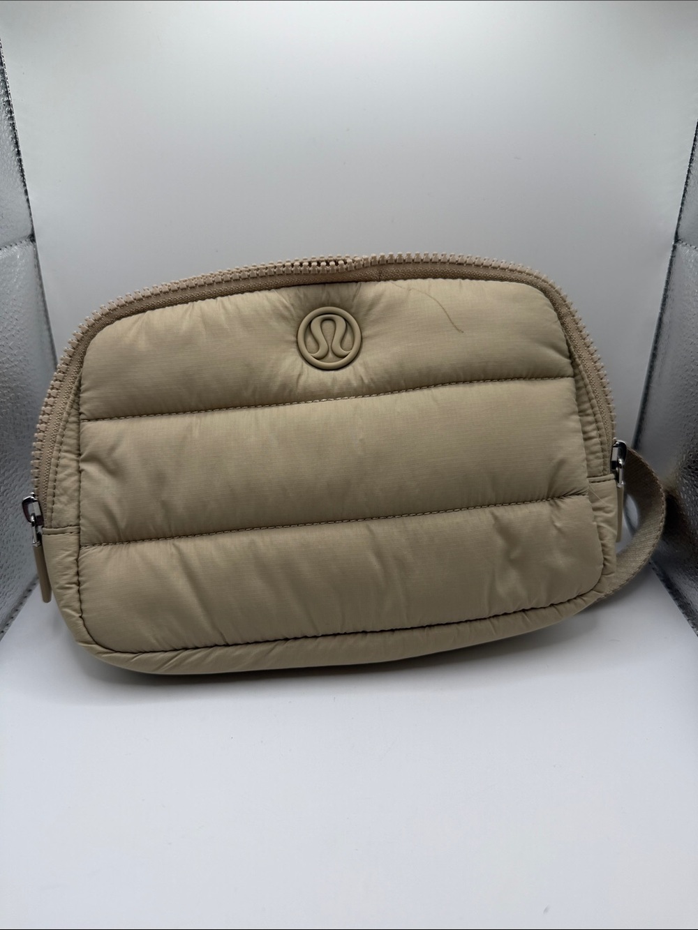 lululemon athletica Quilted Belt Bag in Beige